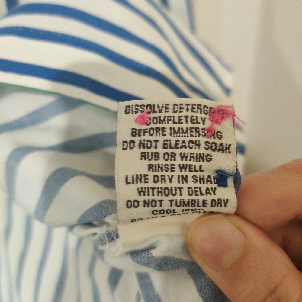 THOMAS COOK|| VINTAGE Striped SHIRT SIZE 16 - Picture 10 of 10